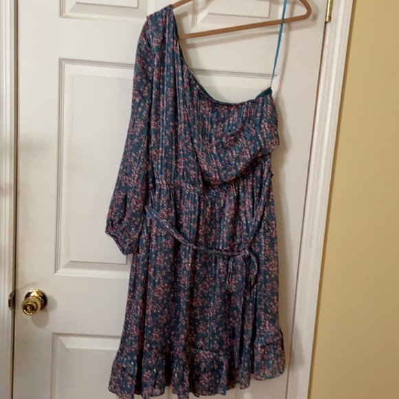 One-Shoulder Fit & Flare Dress - Picture 1 of 10